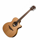Lag Guitars HV10ACE RH HyVibe 10 Auditorium Cutaway Guitare électro-acoustique (Satin naturel)