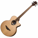 Basse électro-acoustique Lag Guitars HV10BCE RH HyVibe 10 Cutaway (Satin naturel)