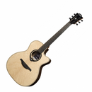 Guitare électro-acoustique Lag Guitars HV30ACE RH HyVibe 30 Auditorium Cutaway (Naturel brillant)