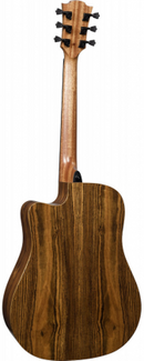 Guitare électro-acoustique Lag Guitars HV30DCE RH HyVibe 30 Dreadnought à pan coupé (Naturel brillant)
