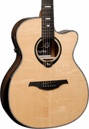 Lag Guitars HV50ACE HyVibe 30 Auditorium Acoustic Electric Guitar (Natural Glossy)