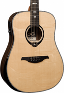 Lag Guitars HV50DE HyVibe 30 Acoustic Electric Guitar (Natural Glossy)