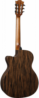 Lag Guitars HV50-N-ACE RH HyVibe 30 Guitare électro-acoustique Auditorium à pan coupé biseauté en nylon (Naturel brillant)