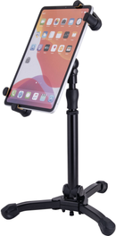 Hercules DG307B-TS2 Tripod Style Tabletop Smartphone And Tablet Stand (Black)