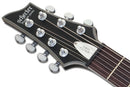 Schecter DAMIEN PLATINUM-7 Guitare électrique 7 cordes pour gaucher (Satin Black)