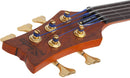 Schecter STILETTO STUDIO-5 FL Fretless 5-String Left-Handed Electric Bass Guitar (Honey Satin)