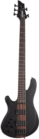 Basse électrique 5 cordes pour gaucher Schecter CHARLES BERTHOUD CB-5 (See Thru Black Satin)