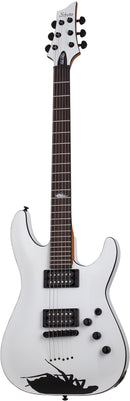 Schecter C-1 JERRY HORTON 25th Anniversary Electric Guitar (White)