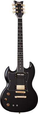 Schecter ZV-H6LLYW66D-S Left-Handed Electric Guitar (Gloss Black)