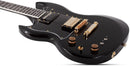 Schecter ZV-H6LLYW66D-S Left-Handed Electric Guitar (Gloss Black)