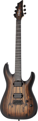 Guitare électrique Schecter C-1 PALE MOON (Natural Satin with Black Burst)