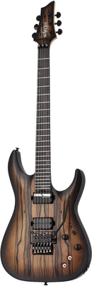 Guitare électrique Schecter C-1 FR-S PALE MOON (Natural Satin with Black Burst)