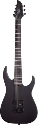 Schecter KM-7 MK-III EX Keith Merrow 7-String Electric Guitar (Satin Black Open Pore)