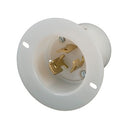 Marinco 4716 Male 250V/15A Twist-Lock Flanged Inlet