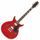 Washburn SH35TR Wing Series Semi-Hollow Electric Guitar (Trans Red)