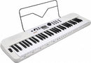 NUX NEK-110 Portable Bluetooth Keyboard With 700 Tones (White) - 61 Keys