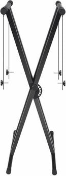 NUX NPX-10 Adjustable Double X Portable Keyboard Stand For Home And Stage (Black)