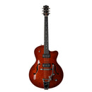 Godin Guitars 5TH AVENUE UPTOWN T-ARMOND Semi Hollow-Body Electric Guitar (Havana Burst)