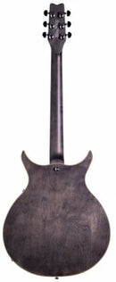 Guitare électrique semi-hollow Washburn SH35TB Wing Series (Trans Black)