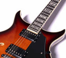 Guitare électrique semi-hollow Washburn SH35TS Wing Series (Tobacco Burst)