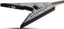 Schecter WYLDE AUDIO IRONWORKS VIKING FR Electric Guitar (Gloss Black With White Hightlights)