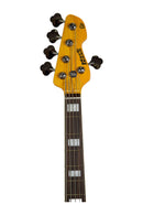 Basse électrique 5 cordes Mark Bass MB-GV-5-GLOXY-MY-CR-RW Gloxy Series (Metallic Yellow)