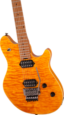 Guitare électrique EVH WOLFGANG WG STANDARD QM (ambre transparent)