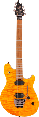 Guitare électrique EVH WOLFGANG WG STANDARD QM (ambre transparent)