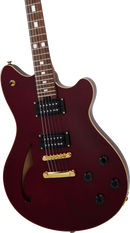 Guitare électrique semi-hollow EVH SA-126 STANDARD (rouge vin)