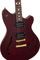 Guitare électrique semi-hollow EVH SA-126 STANDARD (rouge vin)