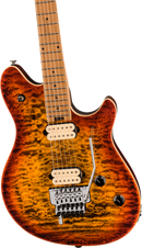Guitare électrique EVH WOLFGANG SPECIAL QM (effet œil de tigre)