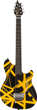 Guitare électrique EVH WOLFGANG SPECIAL STRIPED (noire et jaune)