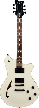 EVH SA-126 STANDARD Semi-Hollow Electric Guitar (Satin Vintage White)