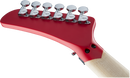 EVH STRIPED SERIES 5150 Electric Guitar (Red With Black And White Stripes)