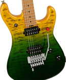 EVH 5150 SERIES DX QM Electric Guitar (Limeade Zest)