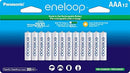Panasonic Eneloop BK4MCCA12FA Ni-Mh Pre-Charged Rechargeable AAA Batteries - 12 Pack