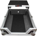 ProX XS-M12LT Mixer ATA Flight Hard Case For Large Format 12 Universal Dj Mixer With Laptop Shelf