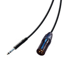 Mammoth Cables MM2893 TT-XLRM 02' Balanced TT-To-XLR Audio Cable - 2ft