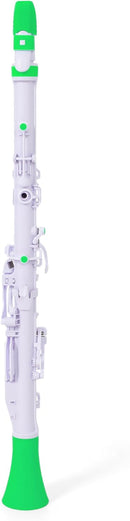 Nuvo N120CLGN Clarineo 2.0 Clarinet Kit (White/Green)