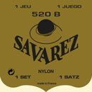 Jeu de cordes Savarez 520B pour guitare classique - Basse tension