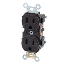 Marinco 5252 Female 125V/15A U-Ground Duplex Receptacle (Black)
