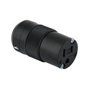 Marinco 5269BL Connecteur femelle 125 V/15 A avec mise à la terre en U (noir)