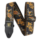 Ernie Ball 5363EB Sangle de guitare jacquard (fleur de mandarine)