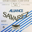 Cordes de guitare classique Savarez 542J Alliance KF - Haute tension .0280 (10 cordes)