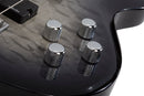 Basse électrique Schecter C-4 PLUS (Charcoal Burst)
