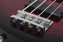 Guitare basse électrique Schecter C-4 PLUS (See-Through Cherry Burst)