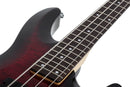 Guitare basse électrique Schecter C-4 PLUS (See-Through Cherry Burst)