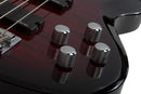Basse électrique 5 cordes Schecter C-5 PLUS (See-Through Cherry Burst)
