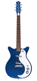 Danelectro D59M-BLUEMET 59M NOS+ Guitare électrique (Bleu Metalflake)