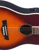 Tagima FERNIE EQ Steel Baby Guitare acoustique non pan coupé (Gloss Cherry Burst)